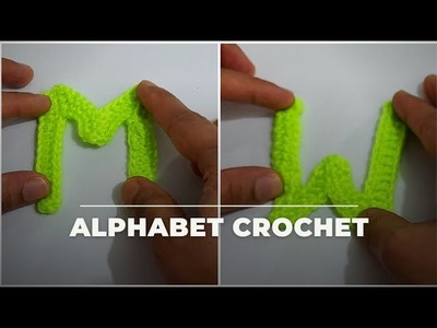 How to crochet Letter M | How to crochet letter W | Crochet Ideas