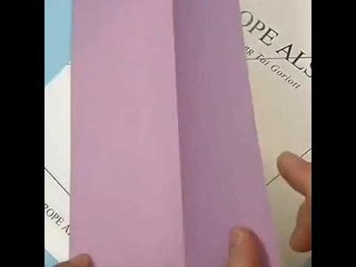 How to make amazing paper plane. craft. DIY
