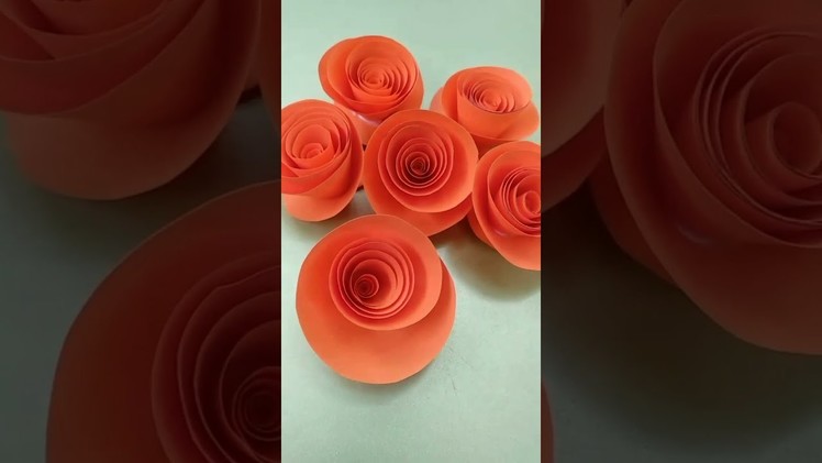 How to Make Paper Cutting Rose । Diy Paper Cutting Flower । 3D Paper Cutting Rose ।