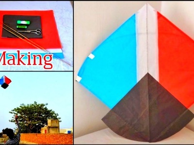 Making 0.5 Half Tawa kite with Kite  Flying Test Tutorial | Kite Banane Ka Tarika ???? | Patang Lover