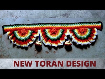 #New toran design#doorhanging #woolencraft #toran design #crochet design#knittingpattern #diycrafts
