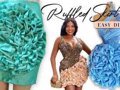 Pleated Ruffle Dress Tutorial | Spiral Ruffle DIY