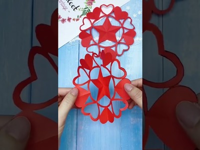 Simple and Easy Velentine Day Craft Tutorial ????????????????❤️❤️❤️❤️ #shorts  #papercraft  #velentineday