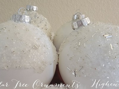 SPARKLY BEADED CHRISTMAS ORNAMENTS | GLAM CHRISTMAS ORNAMENTS  | SHIMMERING ORNAMENTS 2021 EDITION