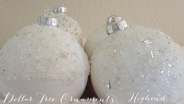 SPARKLY BEADED CHRISTMAS ORNAMENTS | GLAM CHRISTMAS ORNAMENTS  | SHIMMERING ORNAMENTS 2021 EDITION