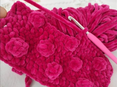 Super Easy crochet velvet baby blanket pattern for beginners ~ Crochet Blanket Knitting Pattern