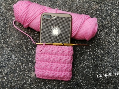 Tutorial​ crochet phone bag pattern for beginner