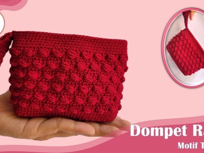 Tutorial Dompet Rajut Mini Motif Terbaru || Crochet Purse Tutorial for Beginners || Crochet