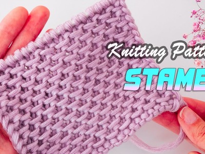 ???? Very Easy Knitting Pattern Stamen. Chinese Wave Stitch