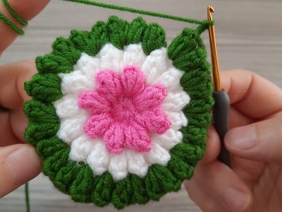 WONDERFUL Super Beautiful Crochet Flower Knitting Motif Pattern (Knitting Love) Müthiş Tığ İşi Örgü