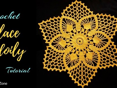 Crochet Lace Doily | Beautiful and Easy to Crochet | Centro De Mesa Em Croche