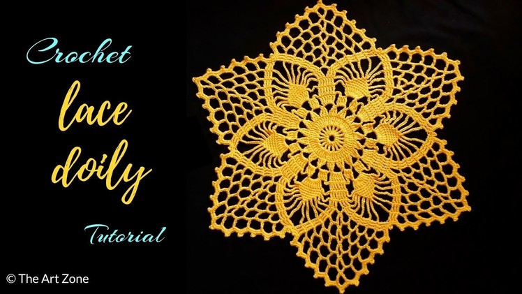 Crochet Lace Doily | Beautiful and Easy to Crochet | Centro De Mesa Em Croche