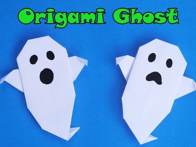 Easy Origami Ghost Halloween Craft