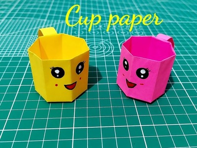 Easy origami paper cup || DIY mini paper cup || paper cup tutorial