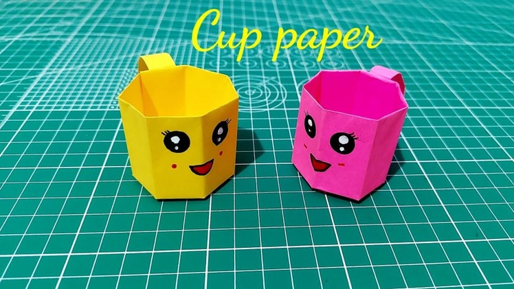 Easy origami paper cup || DIY mini paper cup || paper cup tutorial