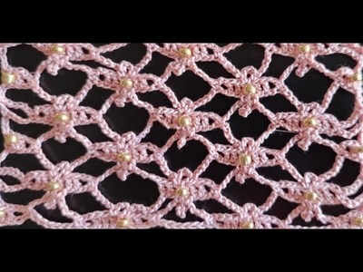 Free Crochet Tutorial: Beautiful Lace Pattern for Sweaters, Dresses, Curtains, Shades