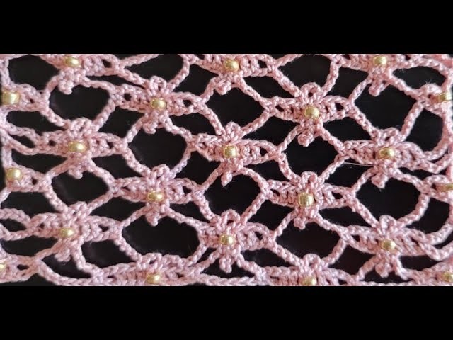 Free Crochet Tutorial: Beautiful Lace Pattern for Sweaters, Dresses, Curtains, Shades