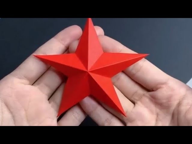 How to make simple & easy paper star ????| DiY paper crafts shorts #