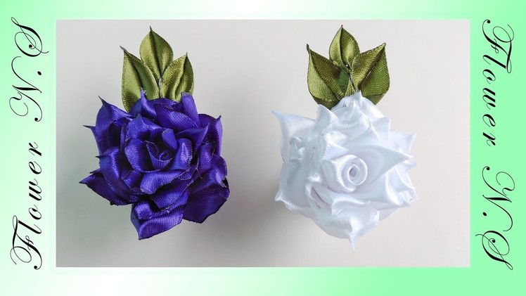 How to make wonderful brooch make kanzashi ball flower.DIY.?