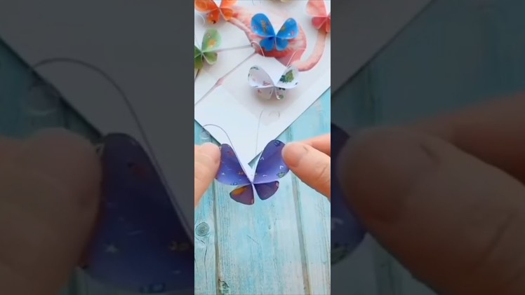 How to make Word small Origami paper butterflies | Easy craft | DIY crafts