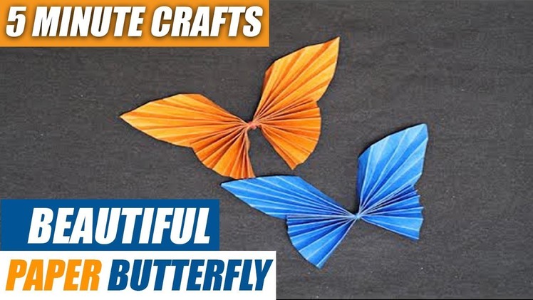 Beautiful Paper Butterfly | 5-Minute Crafts | Origami for Beginners