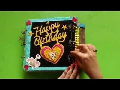 .Birthday Scrapbook Idea.Handmade.Gift Ideas