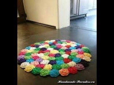 Clothes Diy Door Mat From Old Clothes Heart Shaped Table Mat