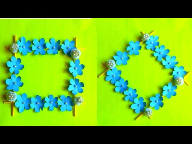 DIY How to make easy wall hanging decor with paper | wall hanging idea | easy paper flower craft