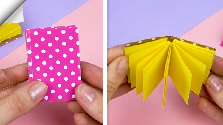 DIY mini notebook easy | How to make notebook