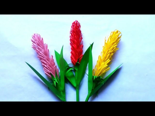 DIY: Upgraded Lavender Paper Flower Ideas|Paper Flower Making|Handmade Lavender Flower Craft Ideas