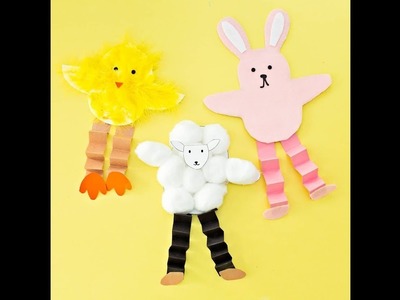Easter Bunny Chick Sheep Craft