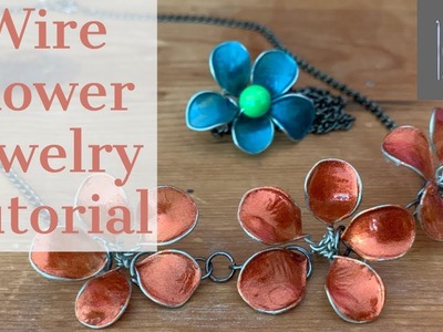 How to Assemble Wire Flowers in to Jewelry | TuTu Ep 76