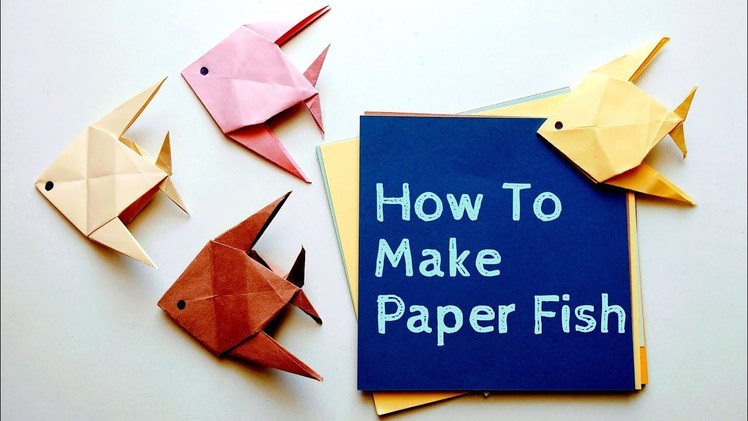 How To Make a Paper Fish Step by Step? (Type-2) | Origami Fish | Easy Creative Crafts