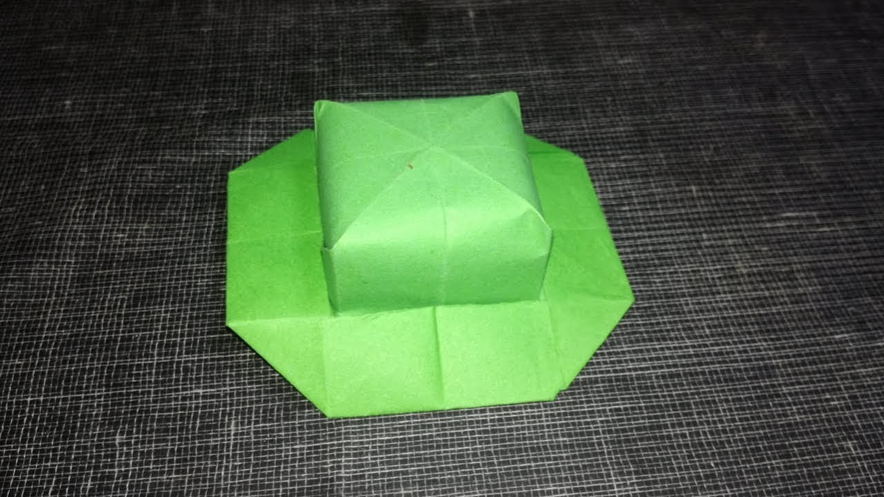 3d origami hat