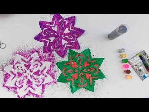 How to Make a Rangoli Design by Easy Paper Cutting