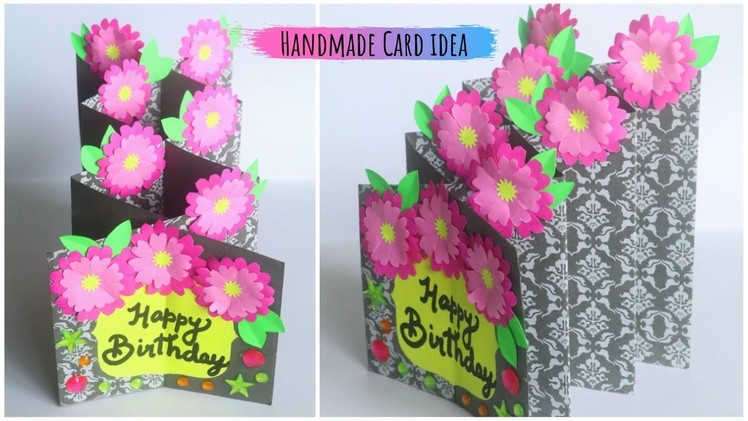 How To Make Birthday Card | DIY Cascade Card | Handmade Card Ideas