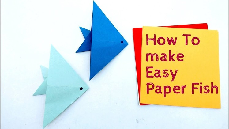 How To Make Easy Paper Fish Step by Step? (Type-1)