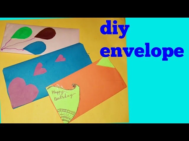 How to make  envelope  easy method #and #envelope decoration #