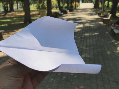 How to make paper airplane that flies for a long time  - Airplane Tutorial #16