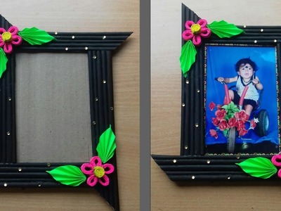 Make awesome photo frame out of paper sticks | diy paper sticks | diy_paper_craft |craft gallery