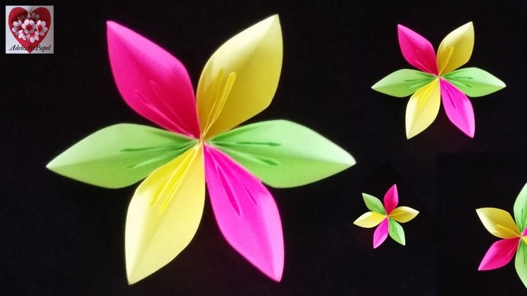Manualidades de Papel: DIY Flor de Papel | Paper Gift Ideas: DIY Paper Flower