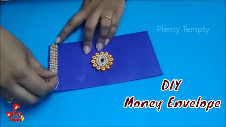 Money envelope making at home.Money envelope tutorial.Paper quilling envelope.PlentyTempty(Tutorial)
