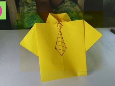 Origami shirt making for kids # DIY paper shirt making for kids # Easy craft for kids #DIY origami