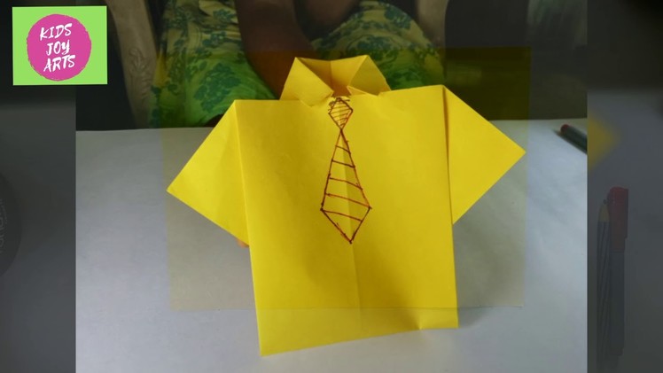 Origami shirt making for kids # DIY paper shirt making for kids # Easy craft for kids #DIY origami