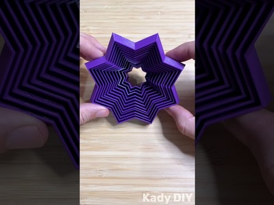 3D Printed Fractal Fidget Star - Things to 3d print #Shorts