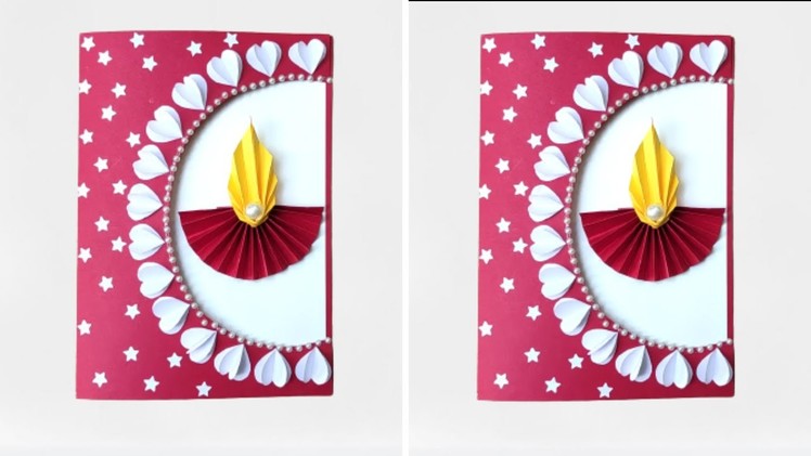 Diwali Card | DIY Deepawali Card | Easy Card Making Idea | Greeting Card | Festival Card