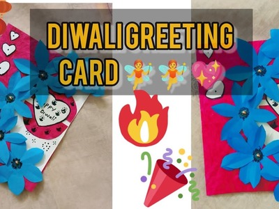 Easy Diwali greeting card.diy cards.Card making.handmade cards#diwali#diycards#shorts#festival