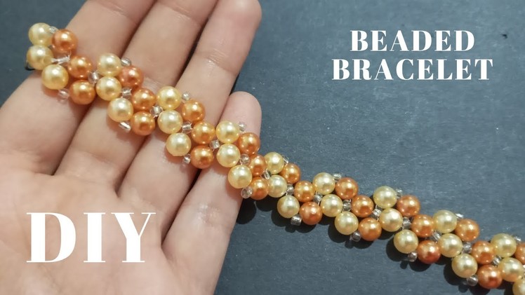 Easy Pearl bracelet Making At Home