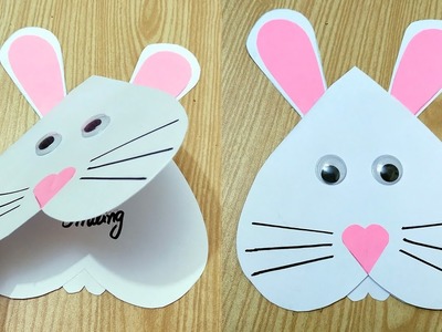 Greeting card | Greeting card for kids | Handmade greeting card | DIY craft | Bunny tv