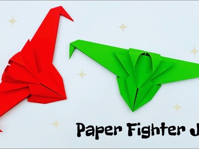 How To Make Easy Origami Paper Fighter Jet For Kids. Paper Airplane ✈️ For Kids. Paper Craft Easy